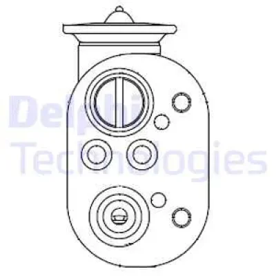 Расширительный клапан, кондиционер DELPHI CB1001V