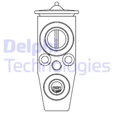 CB1008V DELPHI Расширительный клапан, кондиционер