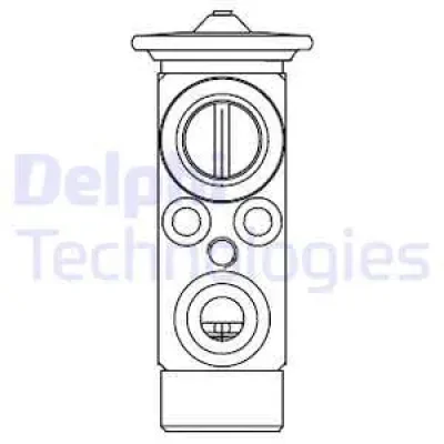 CB1021V DELPHI Расширительный клапан, кондиционер
