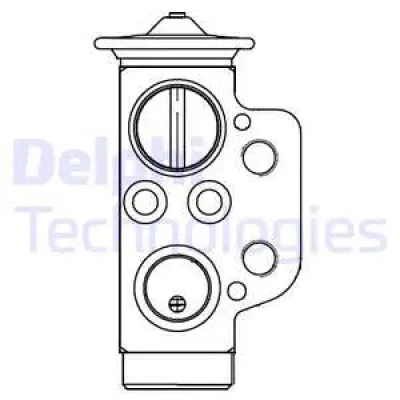 CB1022V DELPHI Расширительный клапан, кондиционер