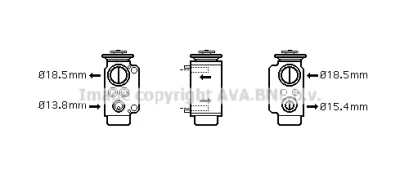 BW1240 AVA Расширительный клапан, кондиционер