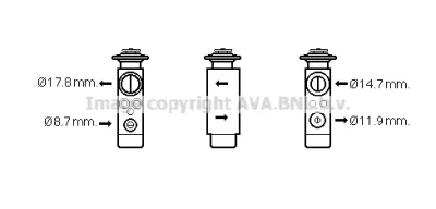 VN1113 AVA Расширительный клапан, кондиционер