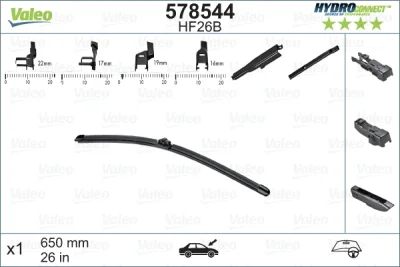 578544 VALEO Щетка стеклоочистителя