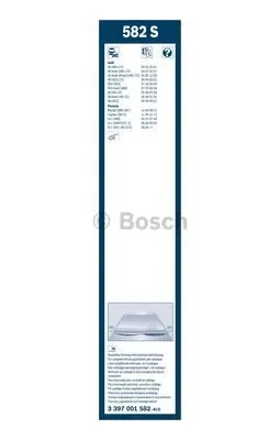 Щетка стеклоочистителя BOSCH 3 397 001 582