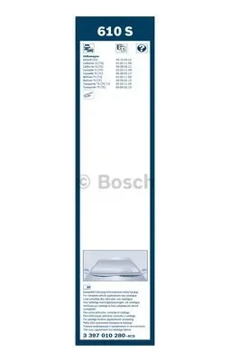 Щетка стеклоочистителя BOSCH 3 397 010 280