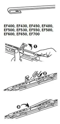 EF400 TRICO Щетка стеклоочистителя