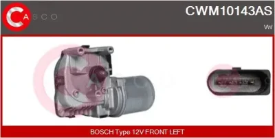 CWM10143AS CASCO Двигатель стеклоочистителя