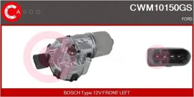 CWM10150GS CASCO Двигатель стеклоочистителя