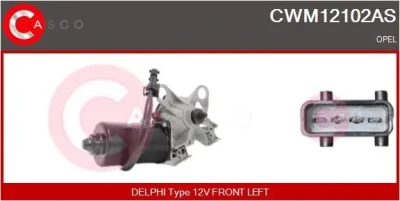 CWM12102AS CASCO Двигатель стеклоочистителя