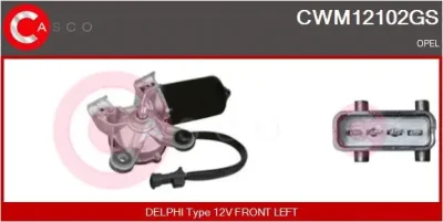 CWM12102GS CASCO Двигатель стеклоочистителя