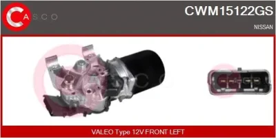 CWM15122GS CASCO Двигатель стеклоочистителя