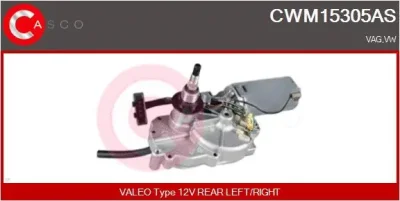 CWM15305AS CASCO Двигатель стеклоочистителя