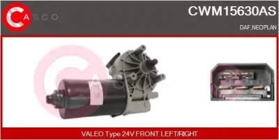CWM15630AS CASCO Двигатель стеклоочистителя