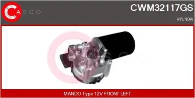 CWM32117GS CASCO Двигатель стеклоочистителя