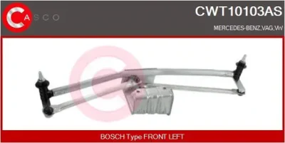 CWT10103AS CASCO Система тяг и рычагов привода стеклоочистителя