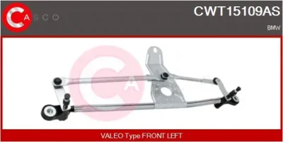 CWT15109AS CASCO Система тяг и рычагов привода стеклоочистителя