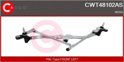 CWT48102AS CASCO Система тяг и рычагов привода стеклоочистителя