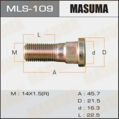 Шпилька колеса MASUMA MLS-109