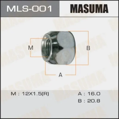 Гайка крепления колеса MASUMA MLS-001