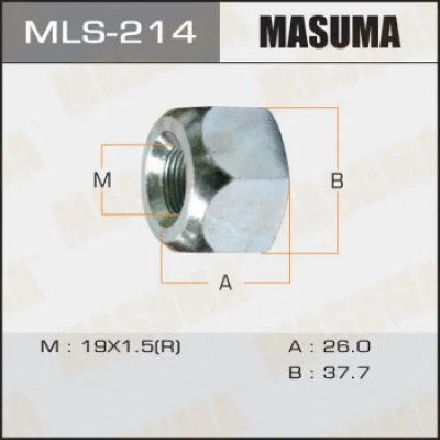 Гайка крепления колеса MASUMA MLS-214