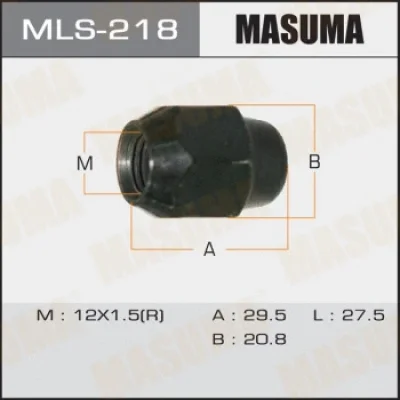 Гайка крепления колеса MASUMA MLS-218