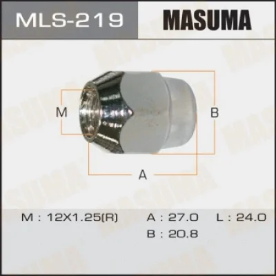 Гайка крепления колеса MASUMA MLS-219