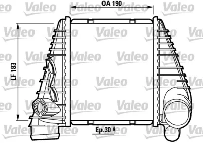 817063 VALEO Интеркулер