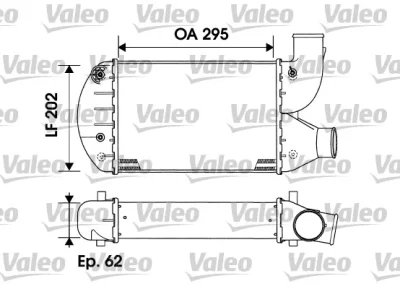 817883 VALEO Интеркулер