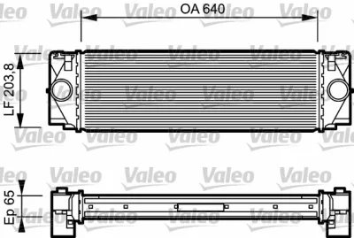 817994 VALEO Интеркулер