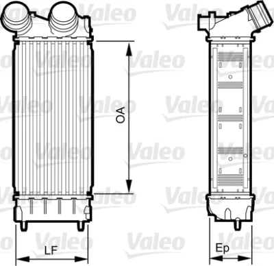 818226 VALEO Интеркулер