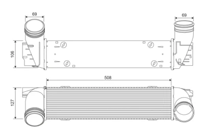 818392 VALEO Интеркулер