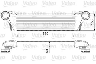 818618 VALEO Интеркулер