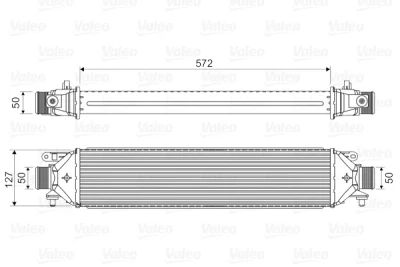 818824 VALEO Интеркулер