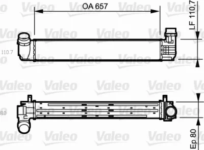 Интеркулер VALEO 818870