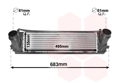 06004466 VAN WEZEL Интеркулер