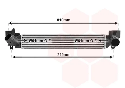 06014701 VAN WEZEL Интеркулер