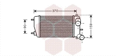 09004212 VAN WEZEL Интеркулер