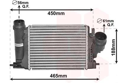 33014701 VAN WEZEL Интеркулер