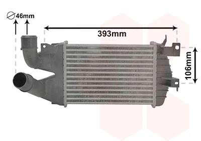 37004584 VAN WEZEL Интеркулер