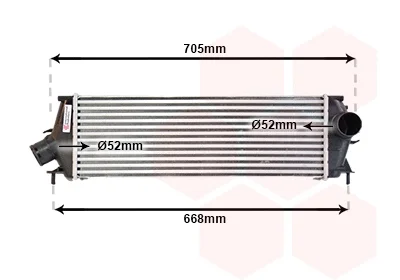 43004456 VAN WEZEL Интеркулер