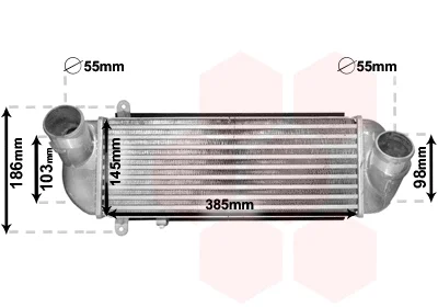 82004212 VAN WEZEL Интеркулер