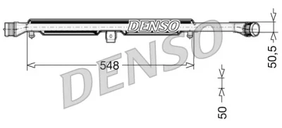 Интеркулер DENSO DIT02026