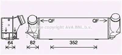 Интеркулер AVA BW4561