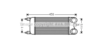 CN4267 AVA Интеркулер