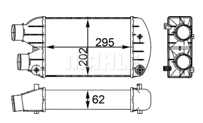 CI 341 000S KNECHT/MAHLE Интеркулер