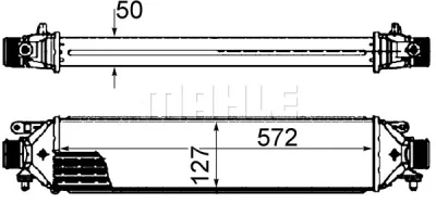 CI 427 000S KNECHT/MAHLE Интеркулер