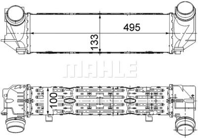 CI 476 000S KNECHT/MAHLE Интеркулер