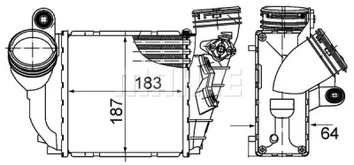 CI 485 000S KNECHT/MAHLE Интеркулер