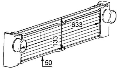 CI 81 000P KNECHT/MAHLE Интеркулер