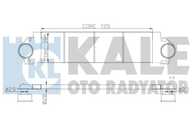 Интеркулер KALE OTO RADYATÖR 343100